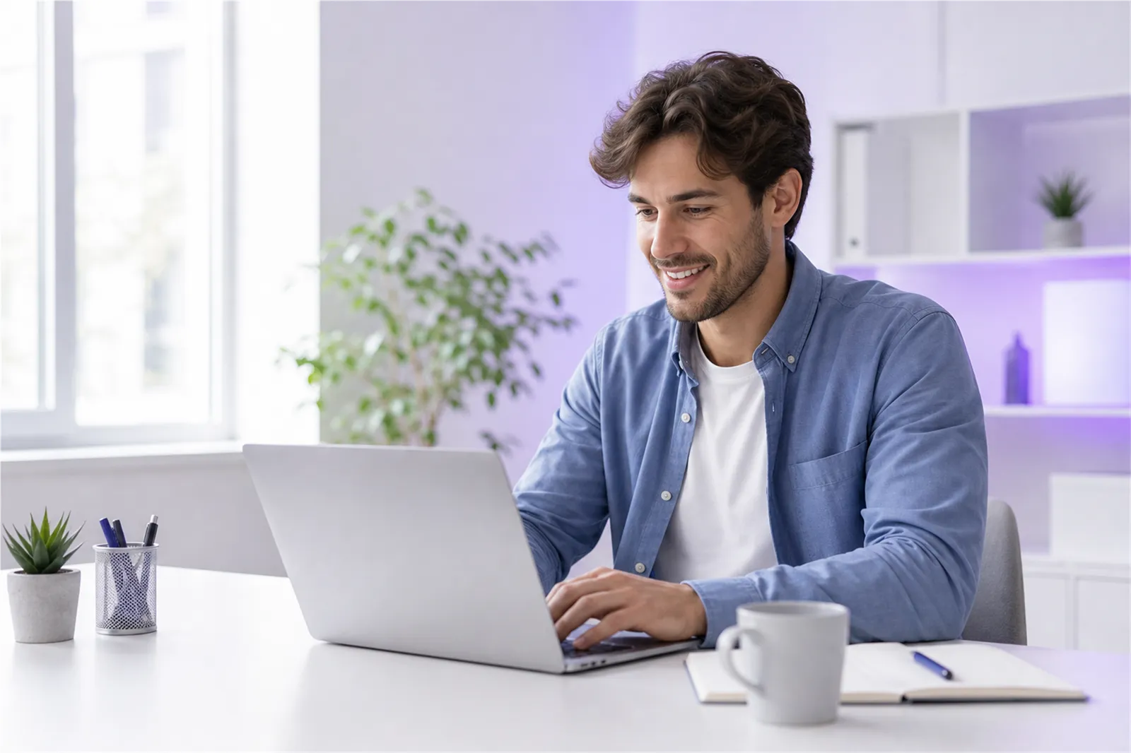 Équipe utilisant l'assistant dans son logiciel